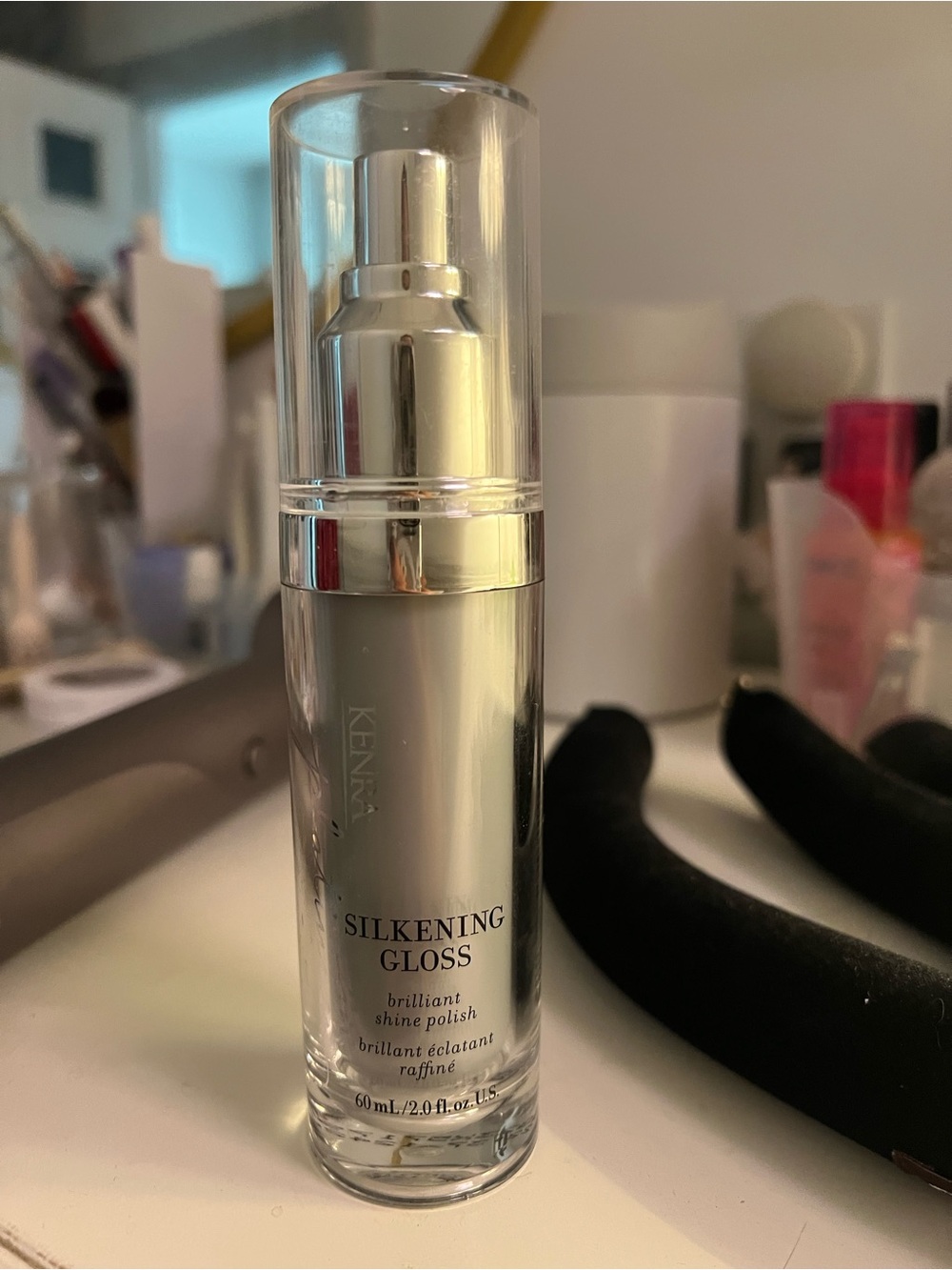 Kenra platinum silkening gloss